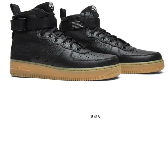 2017 SF Air Force 1 Mid 'Black Gum' - Picture 6 of 7